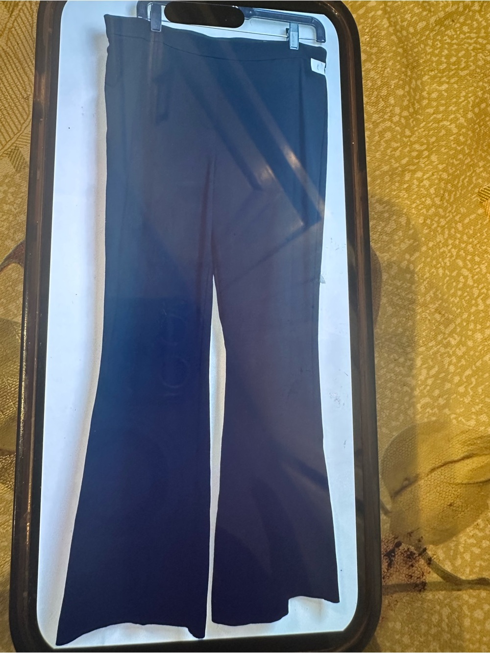 H&M women black Wide-Leg Dress Pants size large